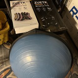 Bosu ball exercise balance trainer-weighted vests 6/8/10/12/-NW  Las Vegas
