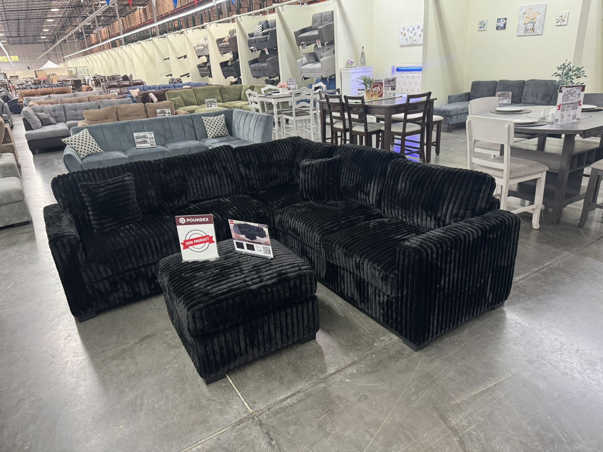 New Sectional Black Color