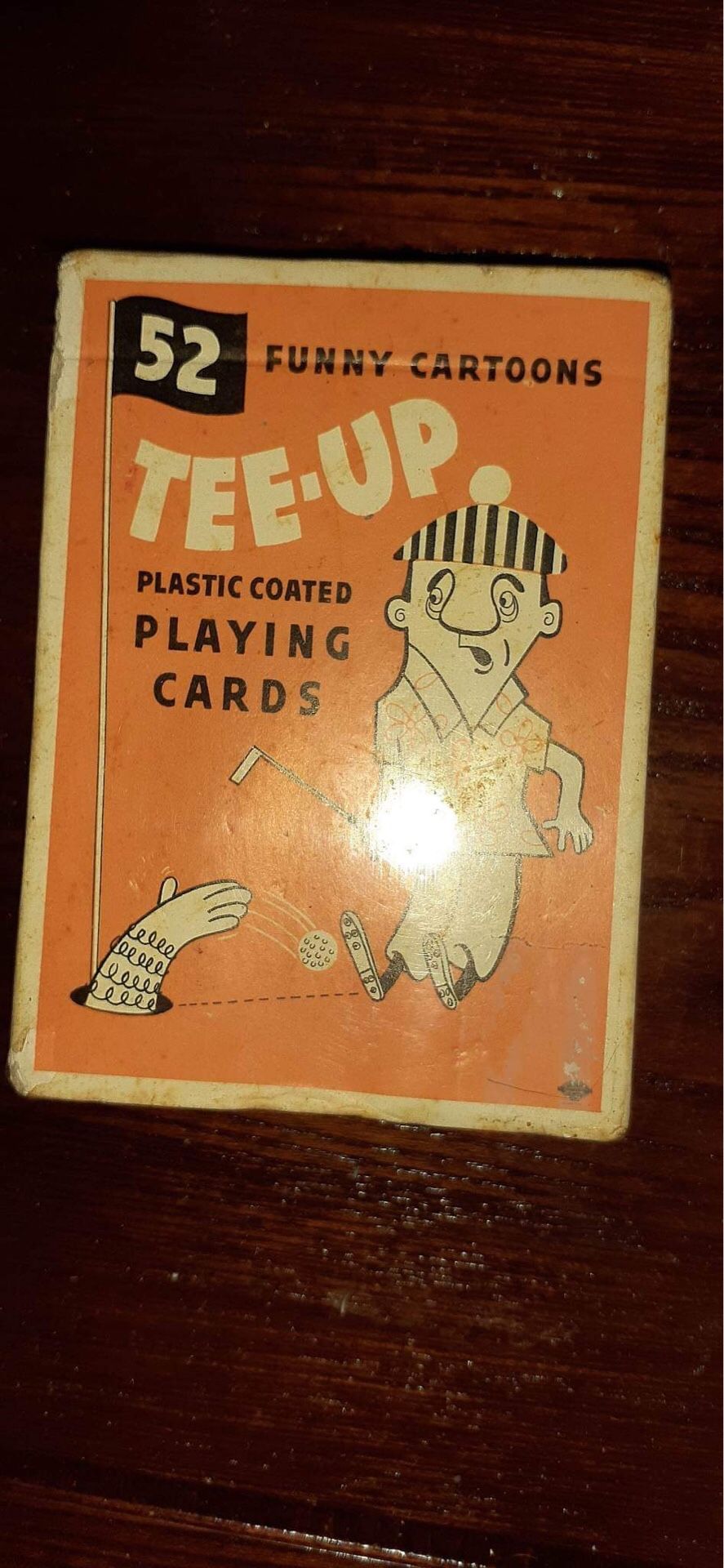 Vintage Tee-up, Drink-up, And Bowl-up Playing Cards.