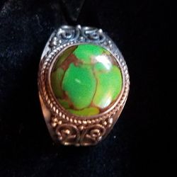 Beautiful Green Turquoise Type Stone