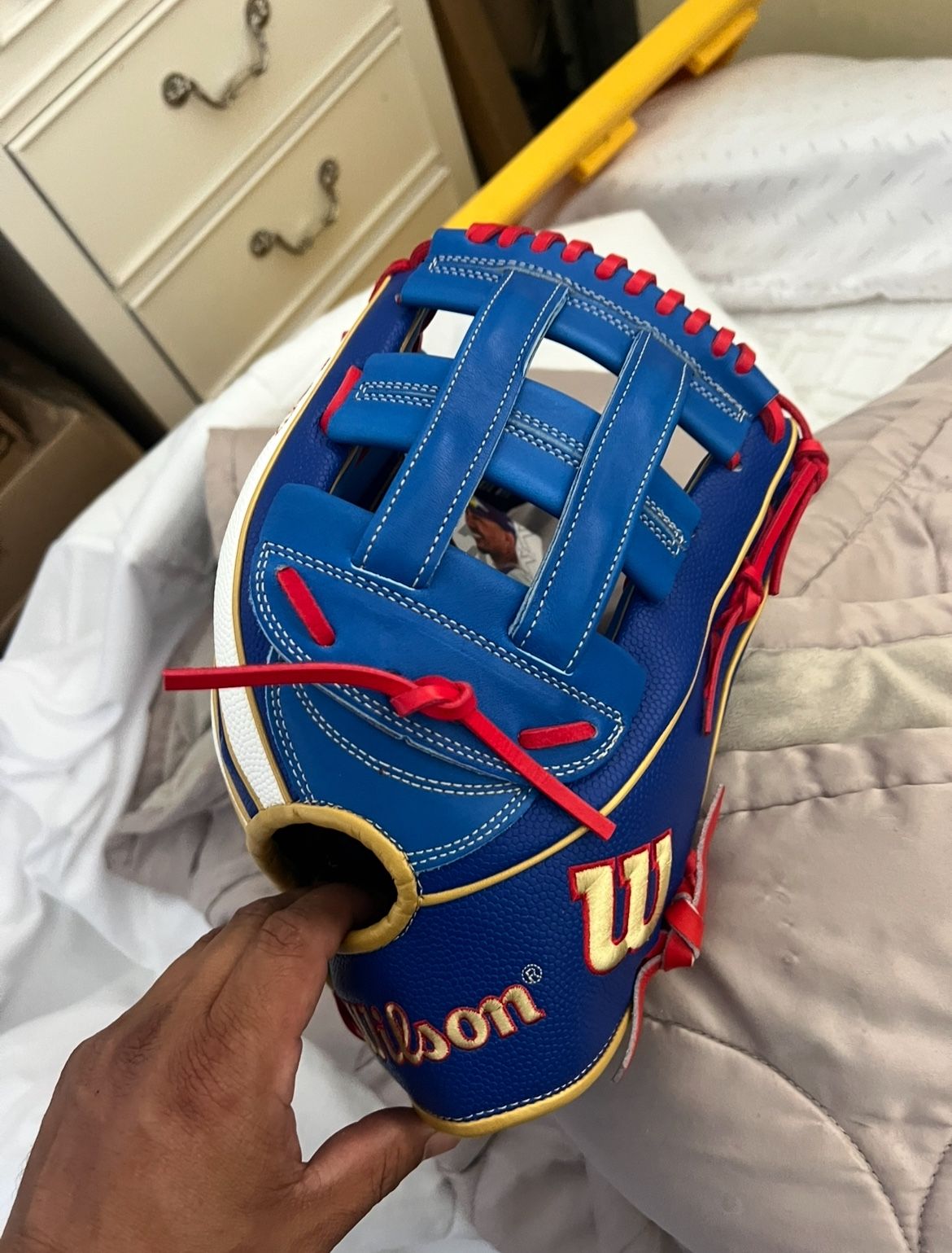Wilson A2K MB50 Mookie Betts GM Outfield Baseball Glove, Size 12 3/4