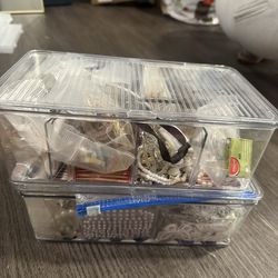 Large 2 plastic organizer for jewelry or food