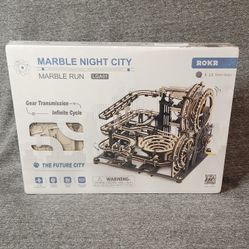 NIB ROKR Marble Night City Marble Run