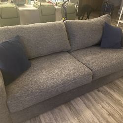 95” Grey Sofa