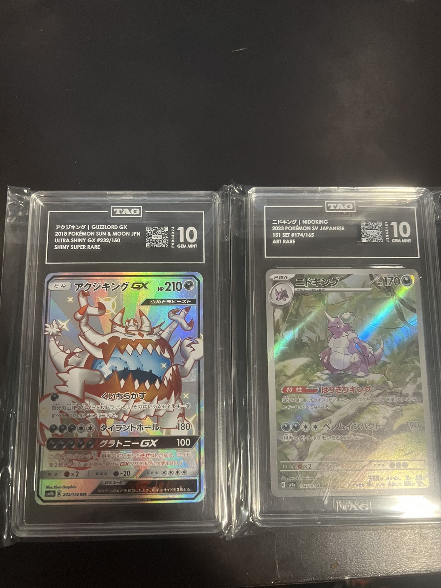 TAG 10 Pokemon Slabs For Sale Or Trade