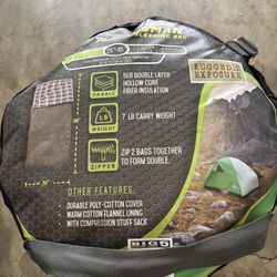 Woodsman Sleeping Bag For 3 Seasons