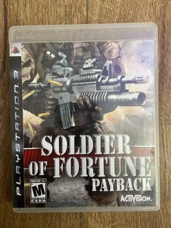 Soldier Of Fortune Payback Ps3