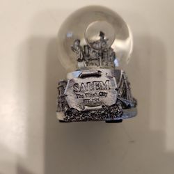 Salem Mass. The Witch City Mini Snowglobe