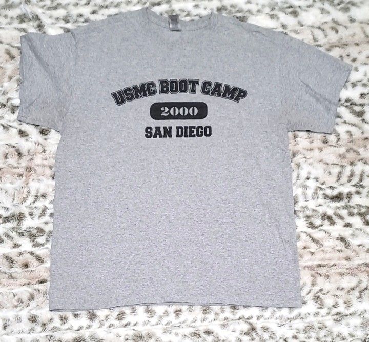 Gray USMC Boot Camp Unisex T-Shirt