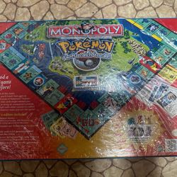 Monopoly Pokémon Special Edition Board Game Hasbro Nintendo Sealed 1999UNOPENED