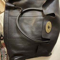 Mulberry Bayswater Pebbled Leather Satchel Lady Women Bag