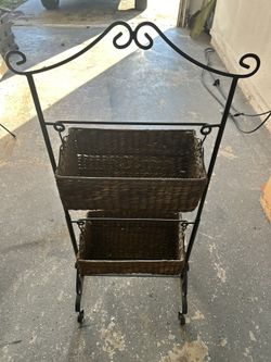 2-Tier Basket Stand