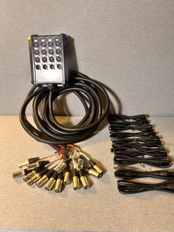 DJ Lighting Bundle – Melltimbro ML-12 4×25 + 10PCS 3.2ft DMX XLR Cables