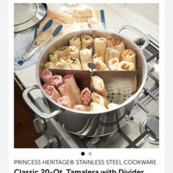 Princess house olla tamalera de 20-qt