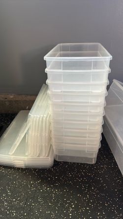 Clear Plastic Storage Containers with Lids