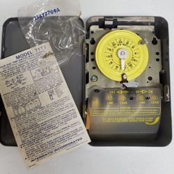Intermatic T173 Electromechanical Timer, 24 Hour, Dpst