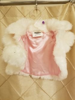 NEW!Valentine for puppy 47.00 this week ! Beautiful white dog jacket very warm