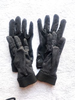 2 Pair girls horse riding gloves