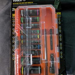 Klein Tools Flip 20 Deep -Well Heavy Duty Socket Set 