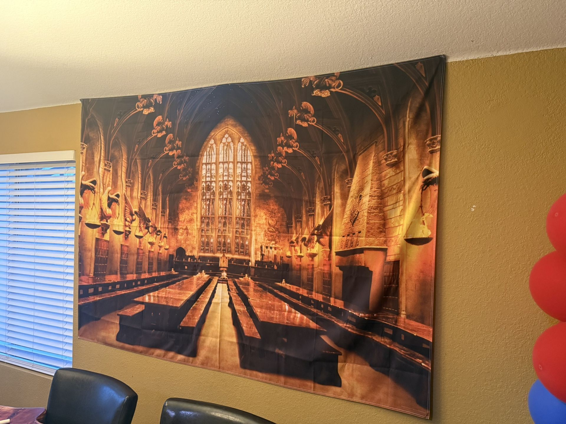 Harry Potter Great Hall Wizard Backdrop Banner