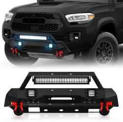 Car Front Bumpers Compatible For 2016-2023 Toyota Tacoma 3rd Gen | Yzona  SKU:  XBCB-0042
