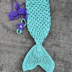 Handmade Crochet Mermaid 