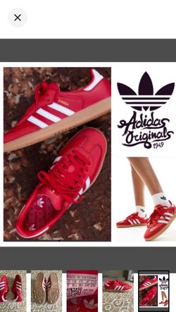 Adidas SAMBA OG SHOES in ‘better scarlet” (7)
