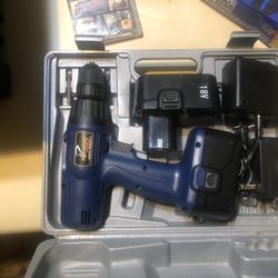 2 19V Drills 3 Batteries And 1 19 Volt Charger
