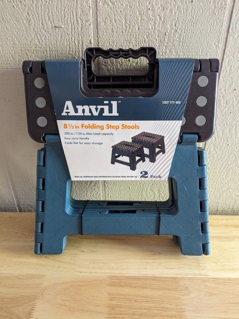 Anvil 2PK ANVIL 8.5 IN. FOLDING STEP STOOLS