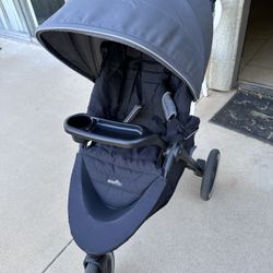 Evenflo Folio3 Stroll And Jog Travel System With Infant Car Seat