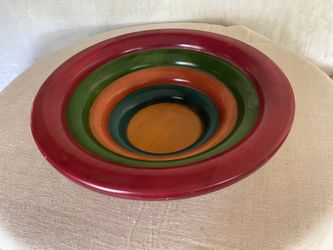Manzoni Pietro Wooden Ring Bowl