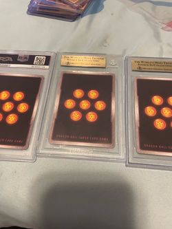 Dragon Ball Super Card Game Graded Cards Lot