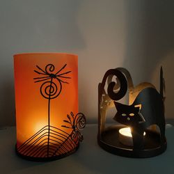 Halloween Candle Holders 👻🎃💀