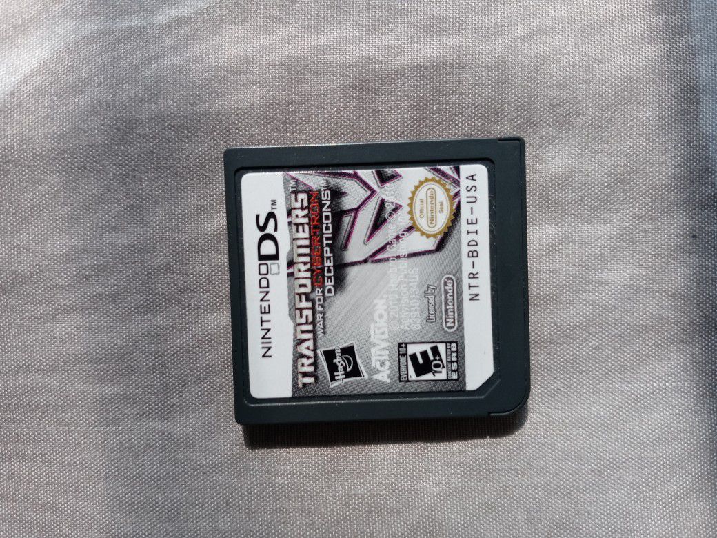 Transformers: War For Cybertron - Decepticons Nintendo DS Game