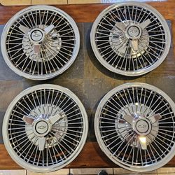 Wire Hubcaps 14"