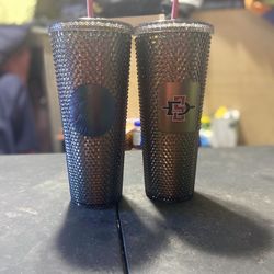 Starbucks San Diego State University Oil Slick Studded Tumbler