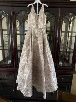Textured Evening Prom Gown