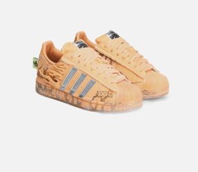 Size 12 Adidas x Hellstar M12 Superstar “Hazy Orange” LA1501