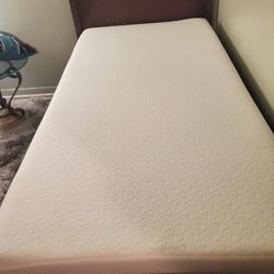 Twin mattress headboard footboard bed