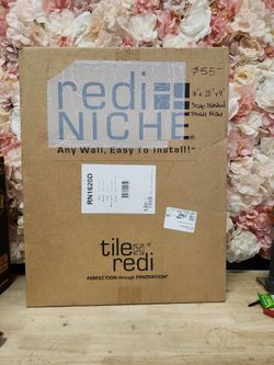 Tile Redi
Redi Niche 16 in. W x 20 in. H x 4 in. D Shampoo - Soap Standard Double Niche