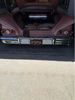 1958 impala rear bumper