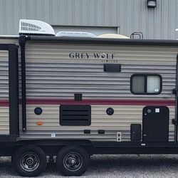 2018 Forest River Grey Wolf Travel Trailer.