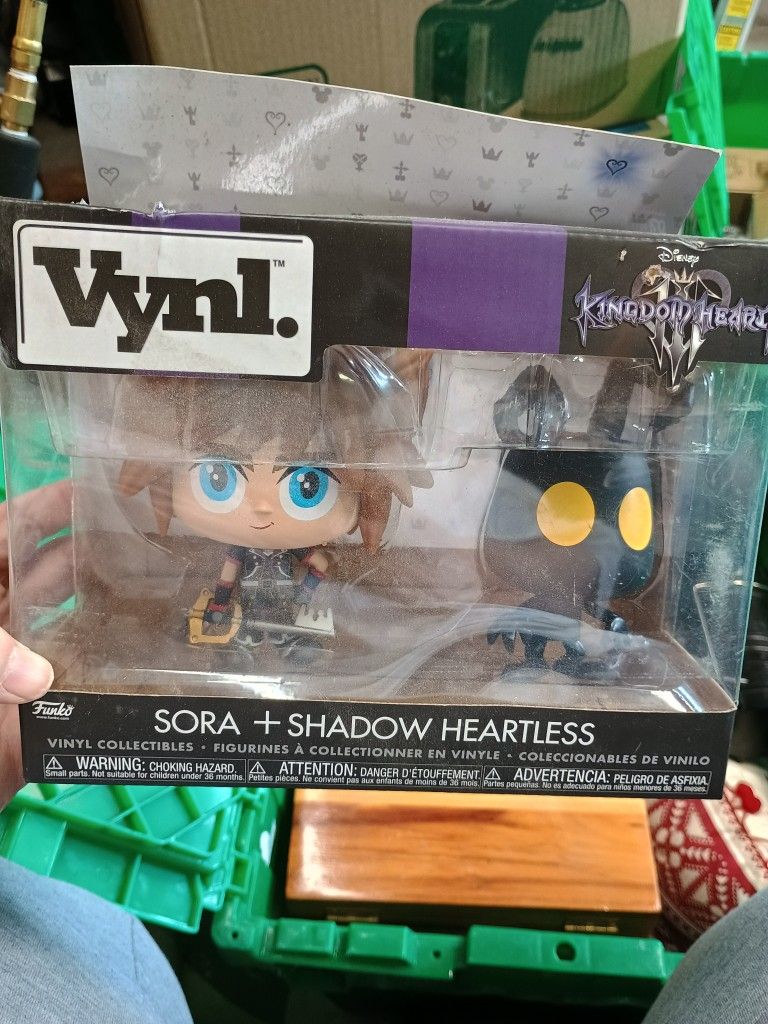 Collectible Vynl Sora & Shadow Heartless