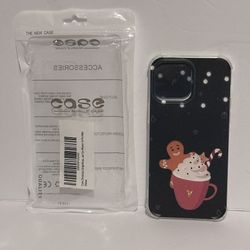 NEW Christmas gingerbread cocoa hot chocolate phone case for iPhone 14 Pro Max