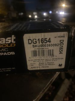 Brand new brake pads With Clips