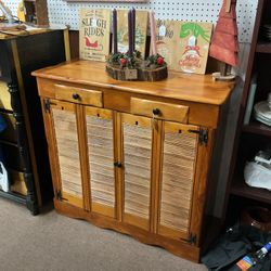 Refinished Pie Cabinet Storage