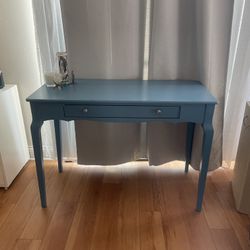 Blue Wooden Desk