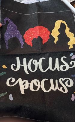 Halloween hocus pocus garden flag 12x18
