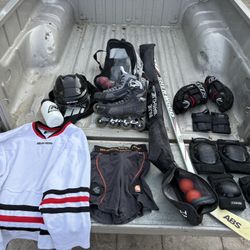 Roller Hockey Skates and Gear