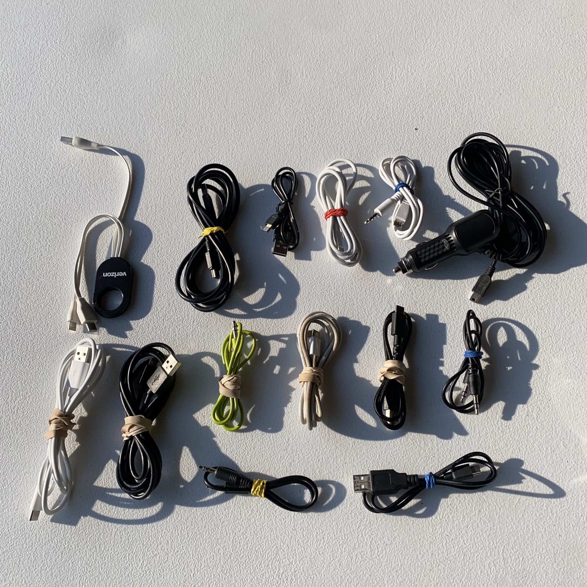 Various Cords & Phone Plugs